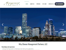 Tablet Screenshot of managementpartnerstx.com